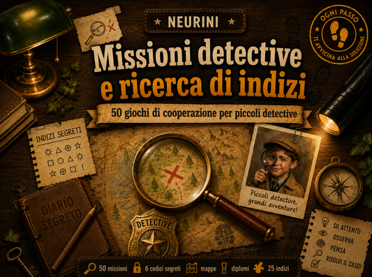 Missioni investigative e cacce al tesoro + Bonus: Diario del detective
